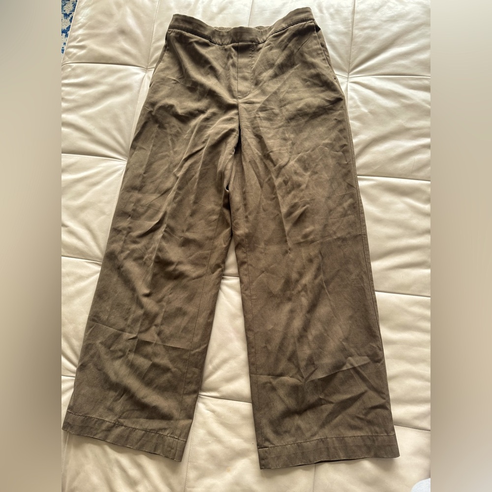 Madewell Pull On Drapey Women’s Greenish Brown Pants